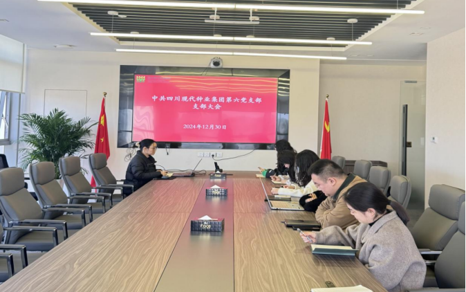 太阳集团tyc539第六党支部召开支部大会
